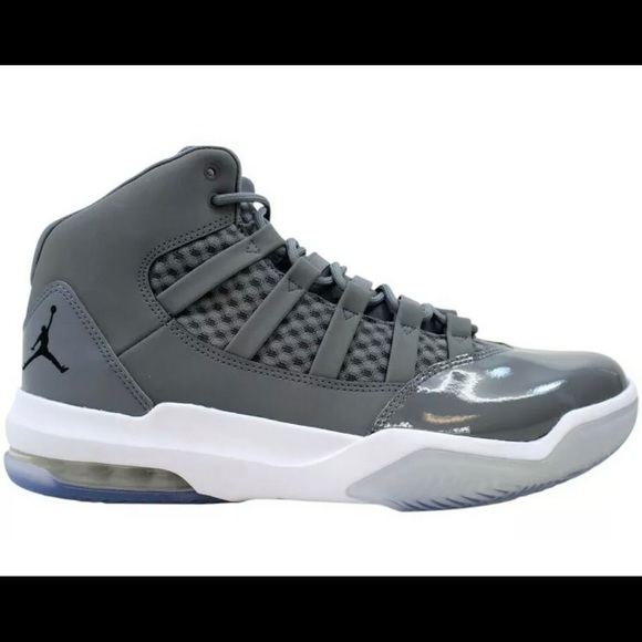 Nike Air Jordan Max Aura Cool Grey Black Basketball AQ9084 010 Men's Sizes - Picture 3 of 10